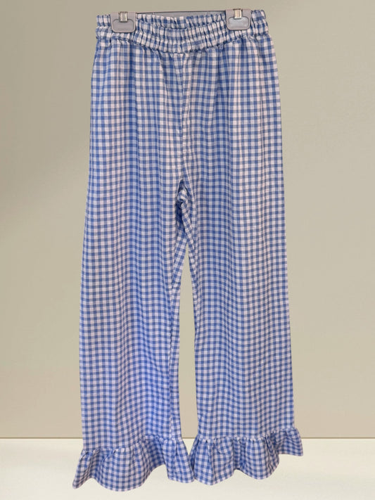 Pantalón vichy azul